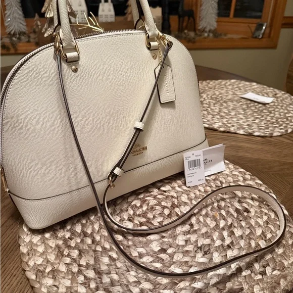 Coach Cream Satchel Bag - Picture 8 of 8